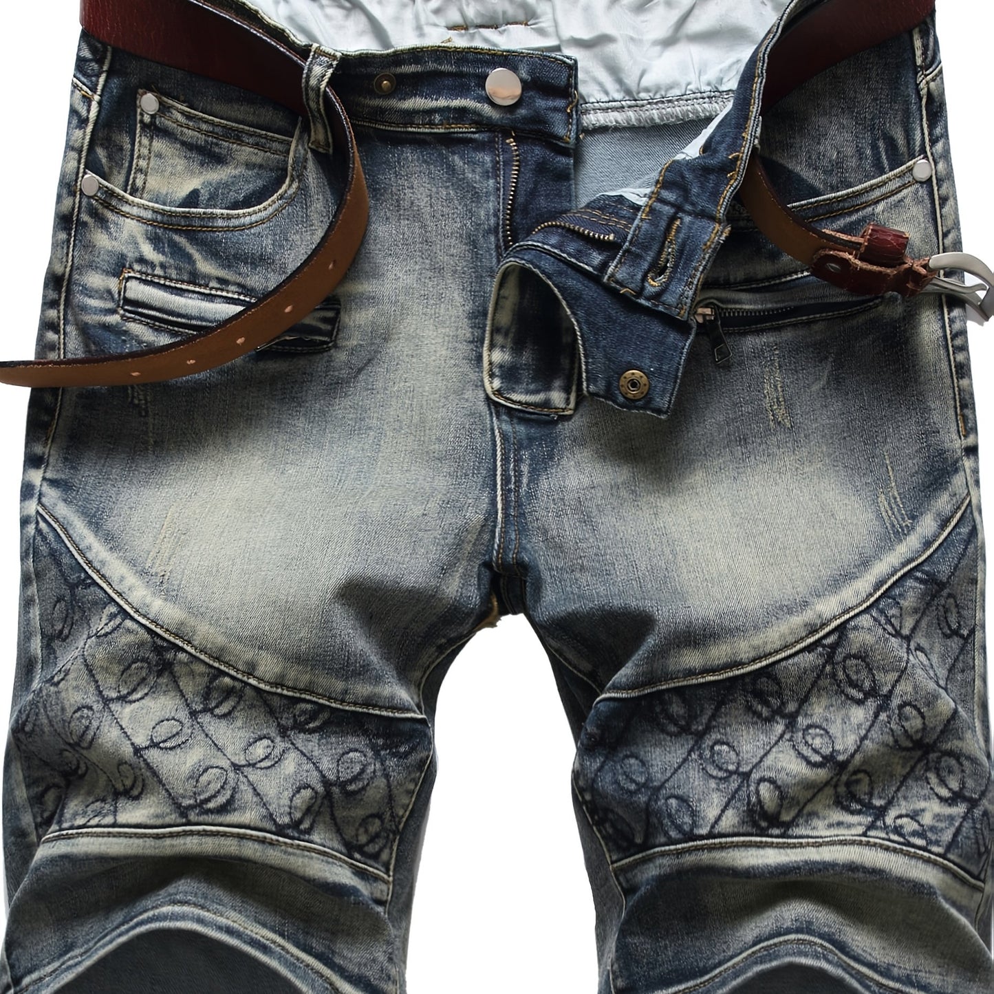 KEEVOOM Men's Trendy Denim Shorts for Summer Sports and Casual Outfits