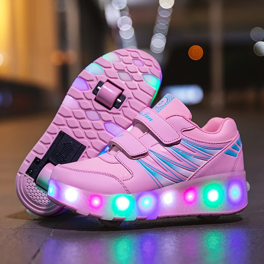 Flashing Light Roller Shoes for Boys and Girls