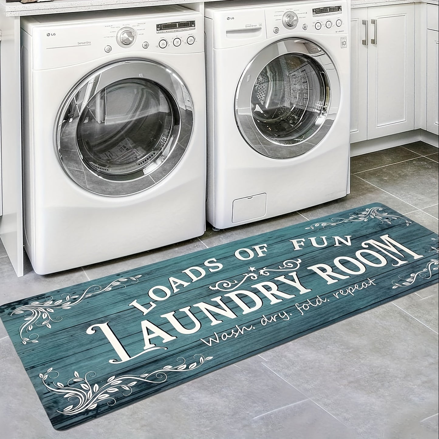 Non Slip Laundry Room Runner Rug for Home and Kitchen