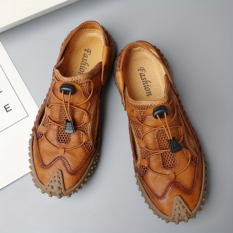 Ladies Handmade Breathable Mesh Sandals for Comfortable Casual Wear