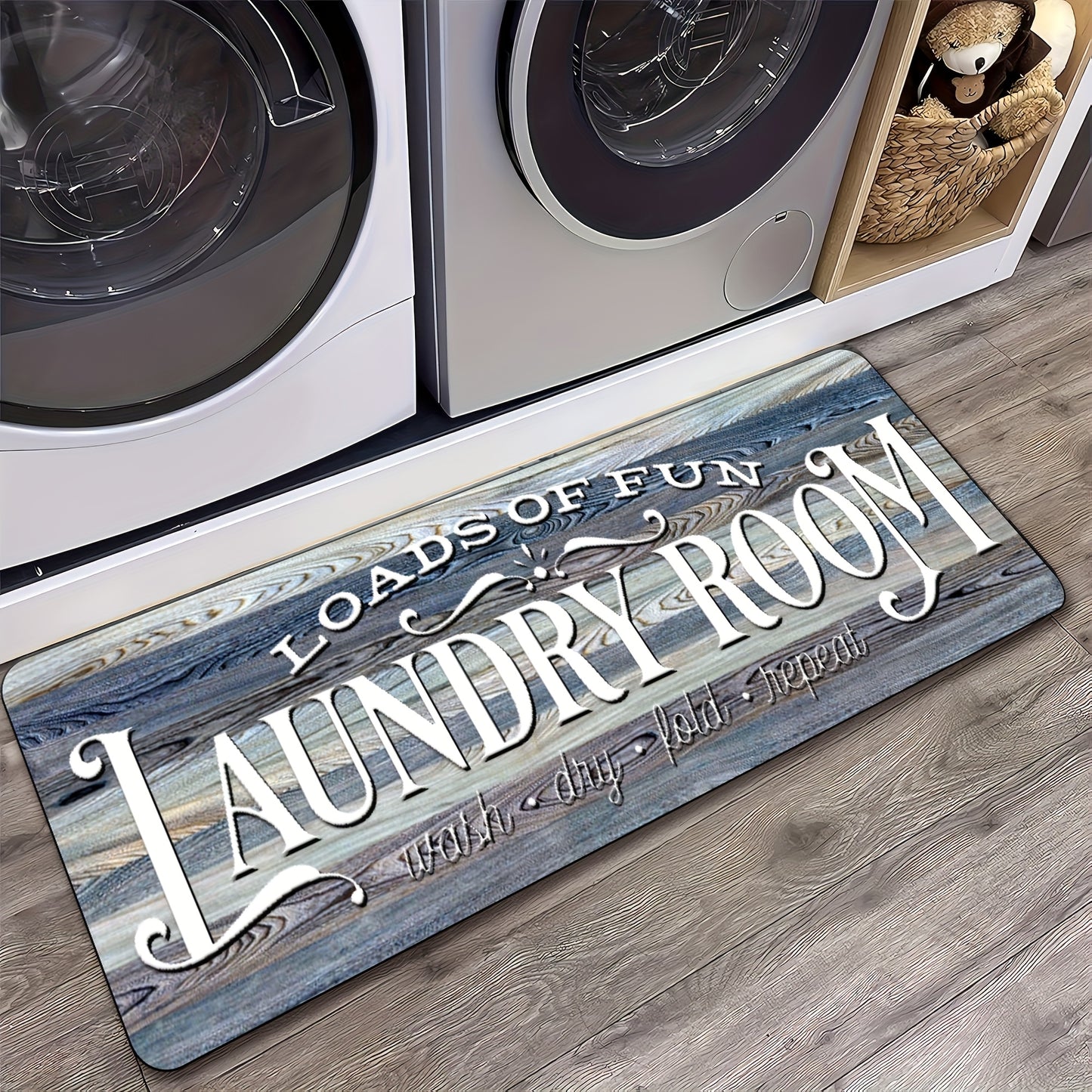 Non Slip Laundry Room Runner Rug for Home and Kitchen