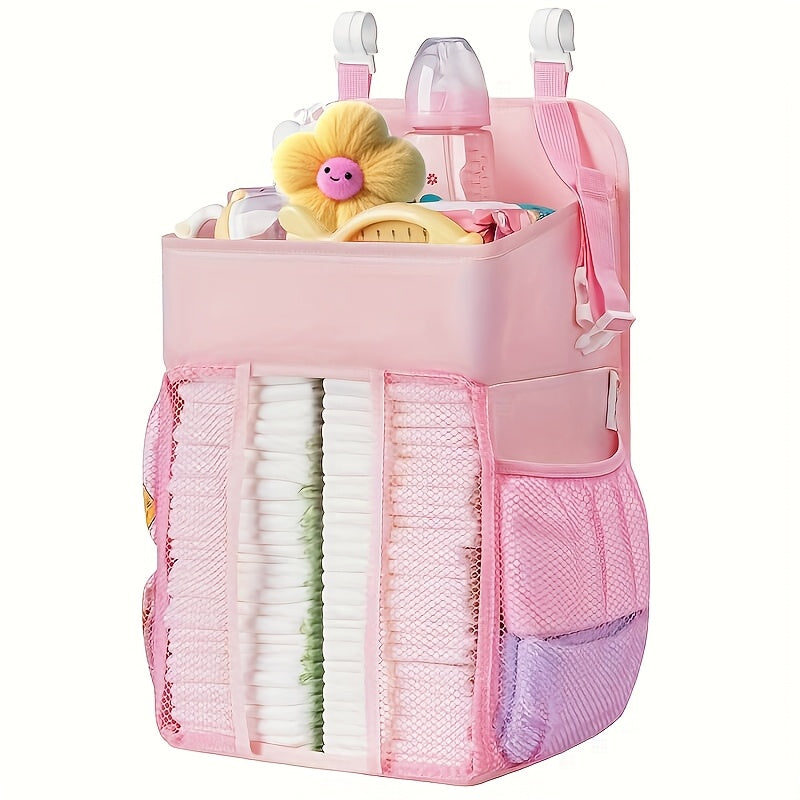 Hanging Diaper Caddy Organizer for Nursery Essentials Storage