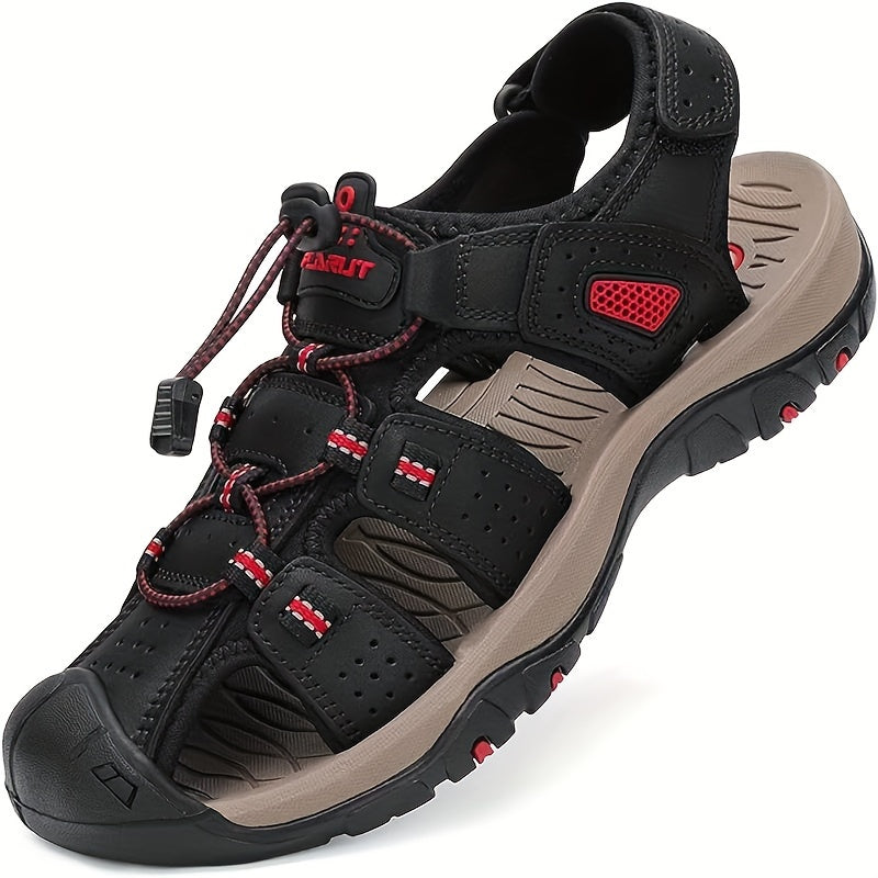 Mens Hiking Sandals Closed Toe Outdoor Waterproof Shoes