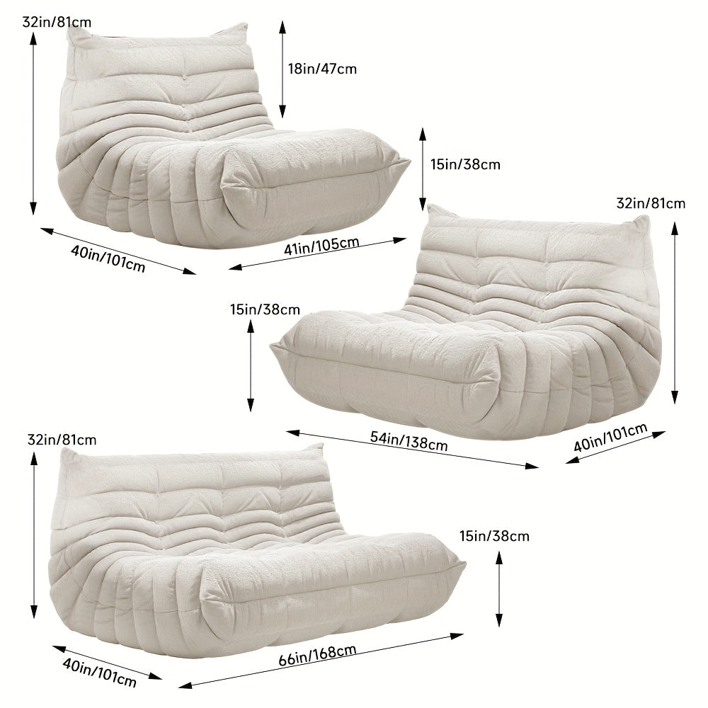 Versatile Foam Bean Bag Chair for Relaxation and Comfort