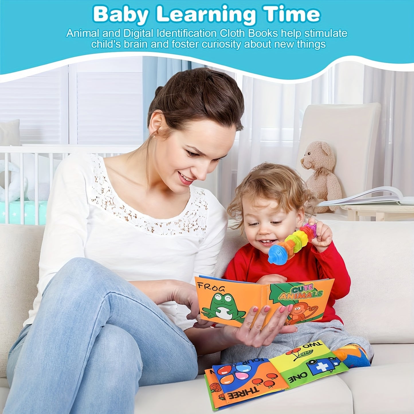 6 In 1 Sensory Learning Toy Set for Infants and Toddlers