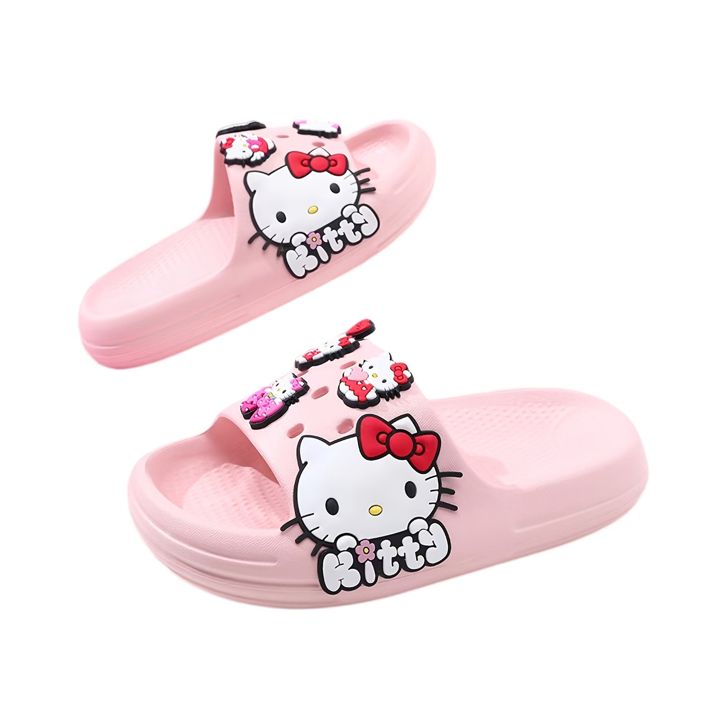 Hello Kitty Quick-Dry Slide Sandals for Fun Beach Days