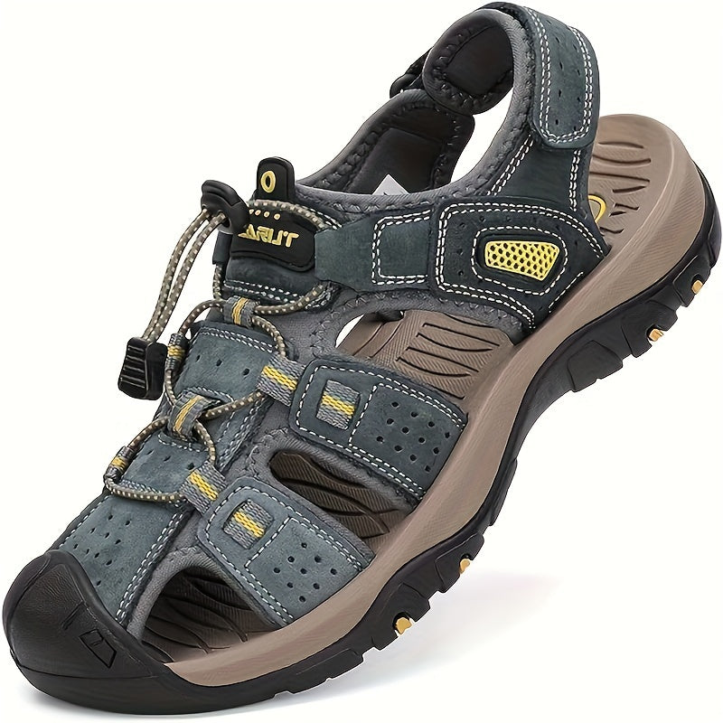 Mens Hiking Sandals Closed Toe Outdoor Waterproof Shoes