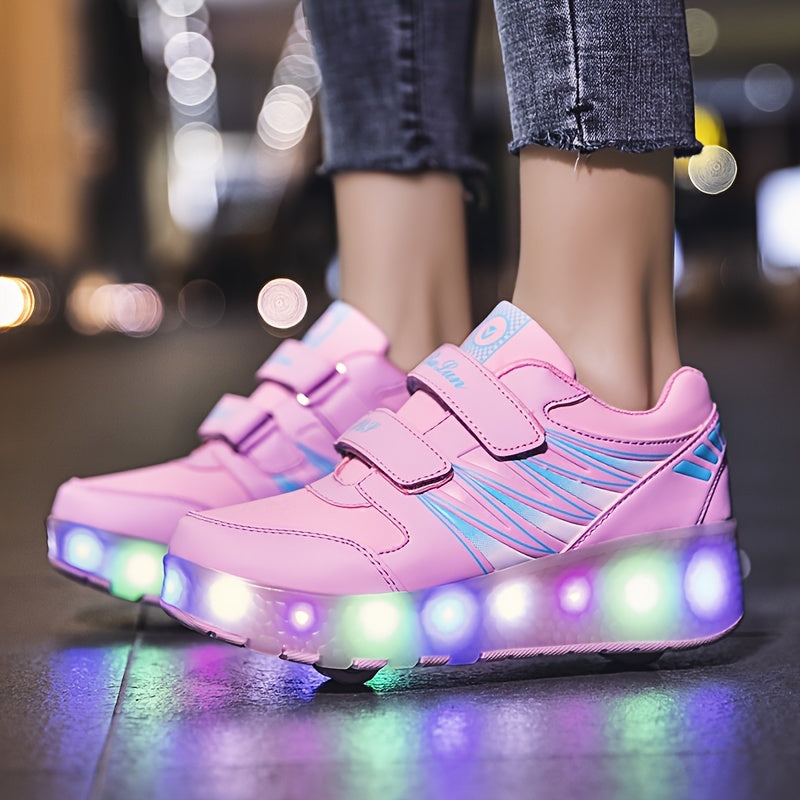 Flashing Light Roller Shoes for Boys and Girls