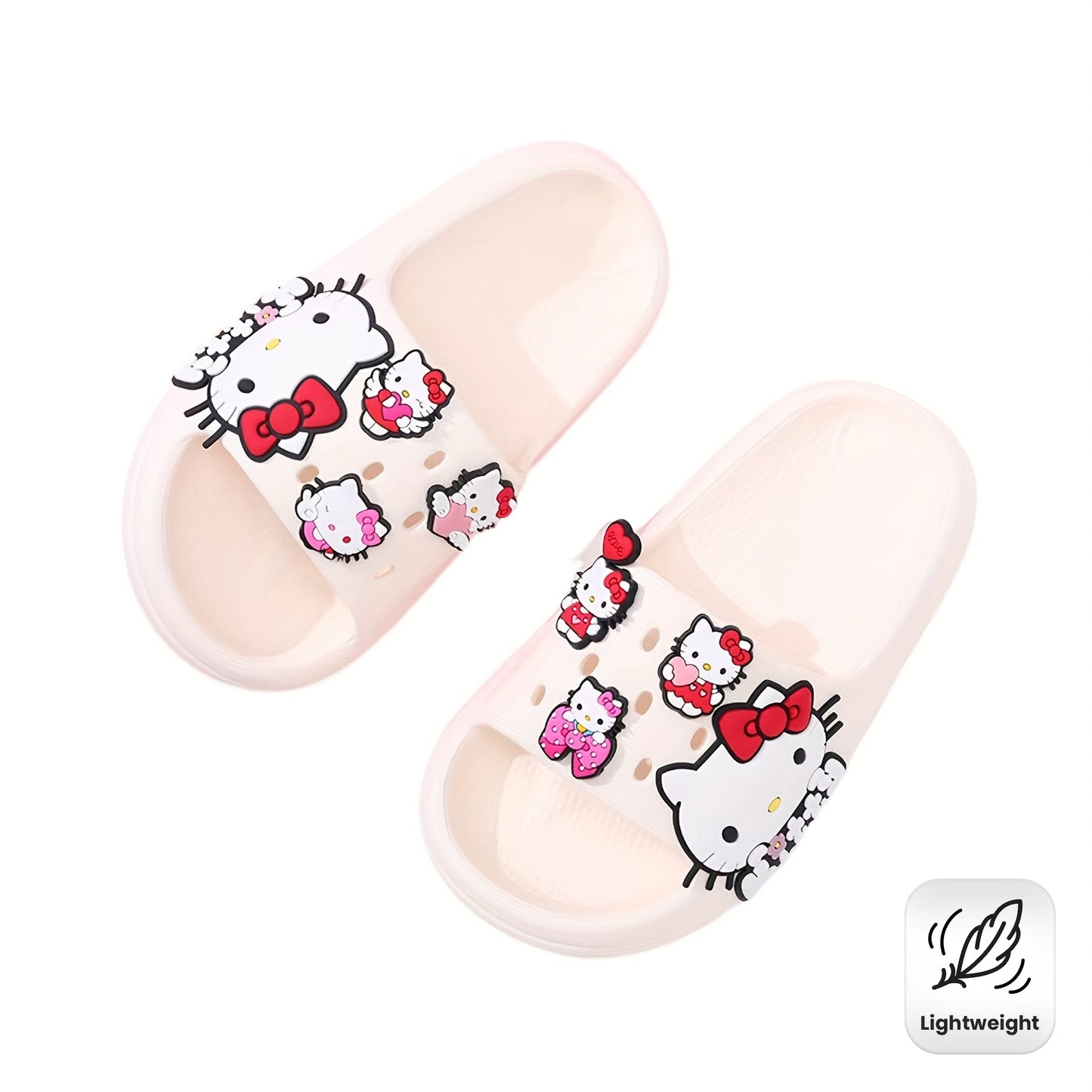 Hello Kitty Quick-Dry Slide Sandals for Fun Beach Days