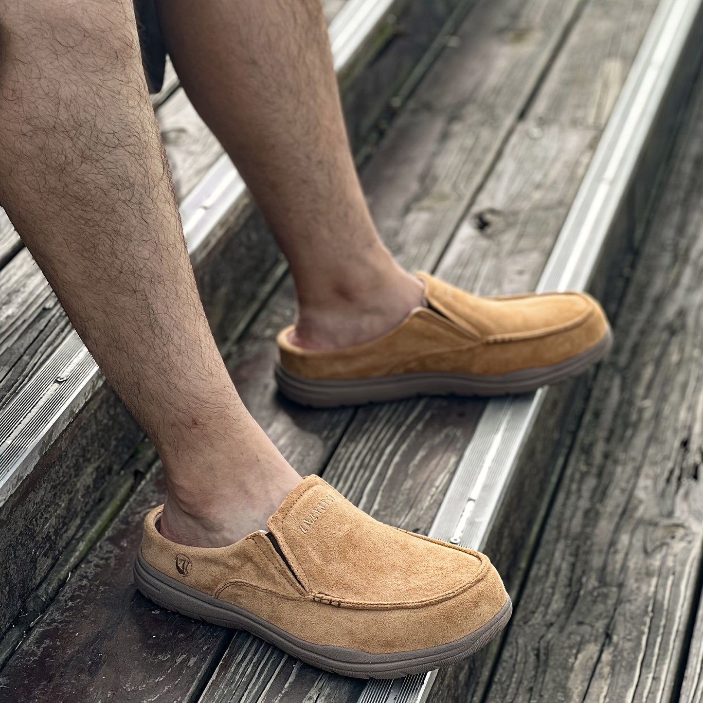 LazyStep Men's McCoy Cushioned Clog Slipper for Comfort