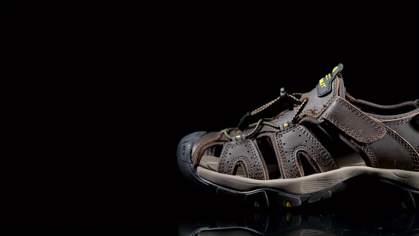 Men's Closed Toe Hiking Sandals for Outdoor Adventures