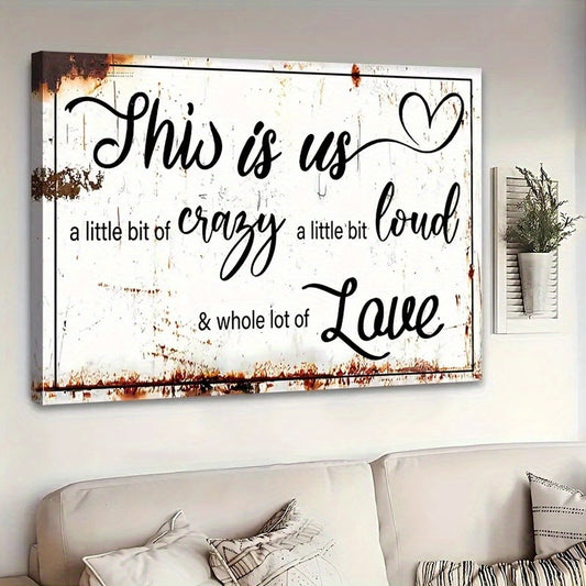 Vintage Farmhouse Wall Art Framed Painting for Stylish Home Decor