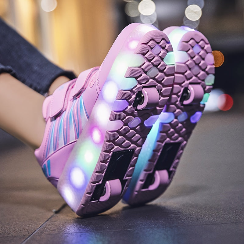 Flashing Light Roller Shoes for Boys and Girls