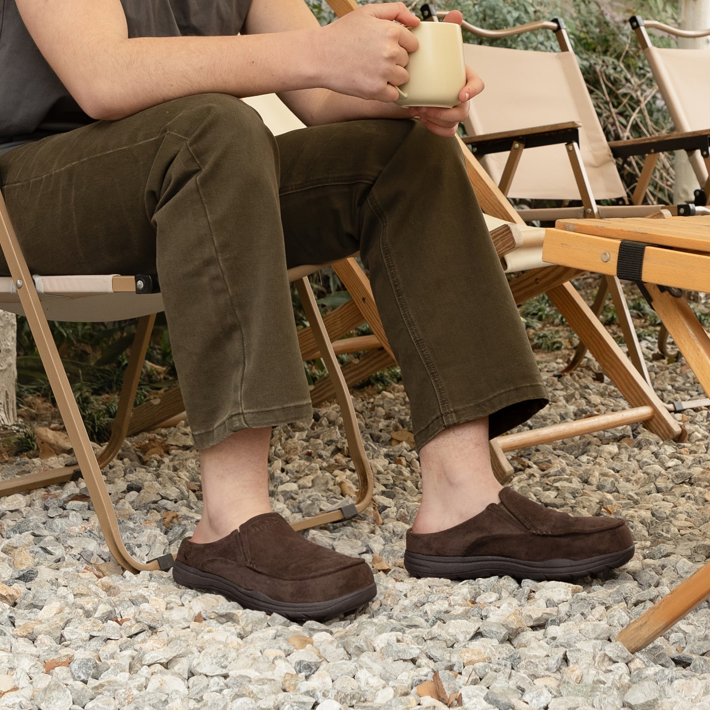 LazyStep Men's McCoy Cushioned Clog Slipper for Comfort