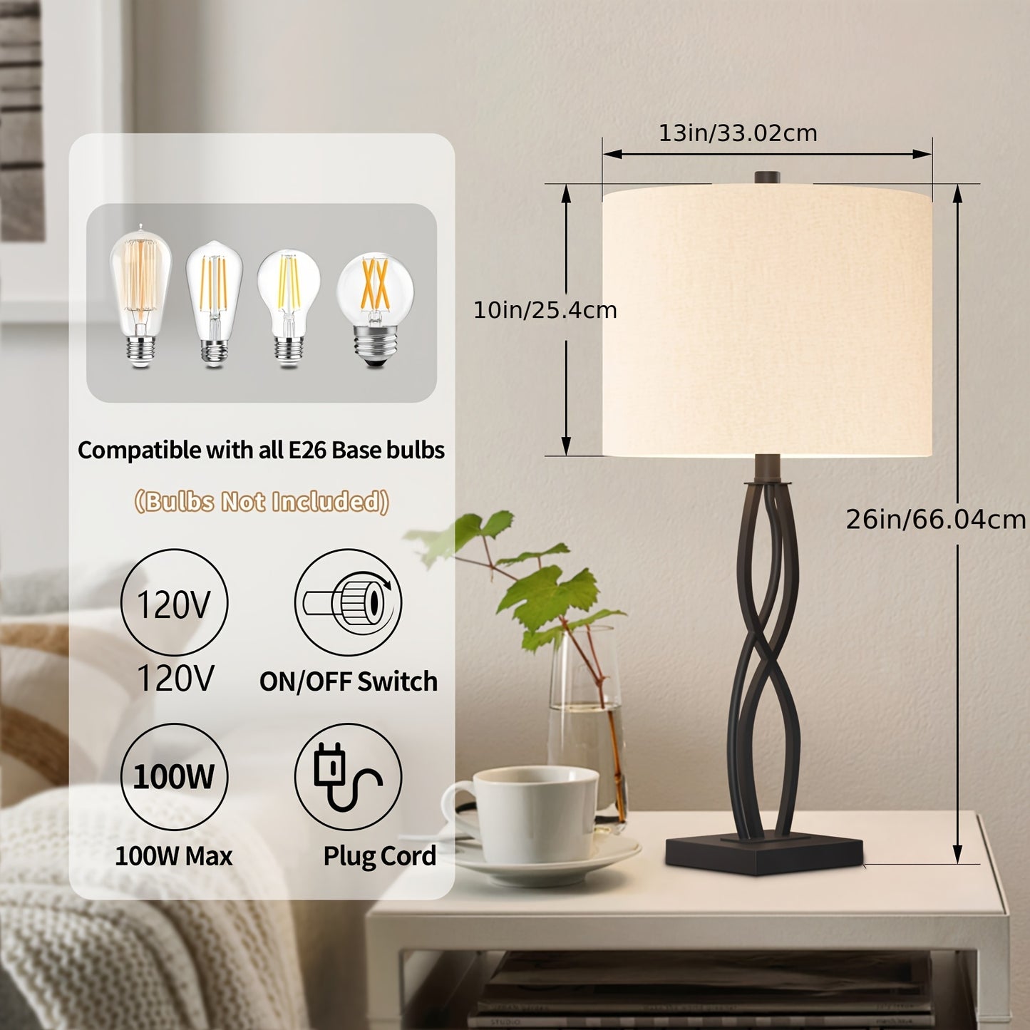 Modern Dimmable Buffet Lamps Set for Home and Office