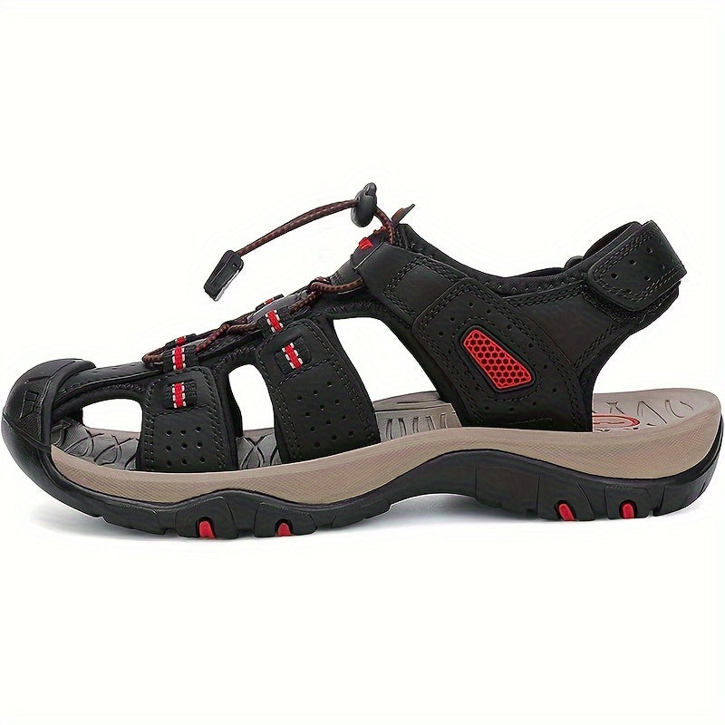 Mens Hiking Sandals Closed Toe Outdoor Waterproof Shoes