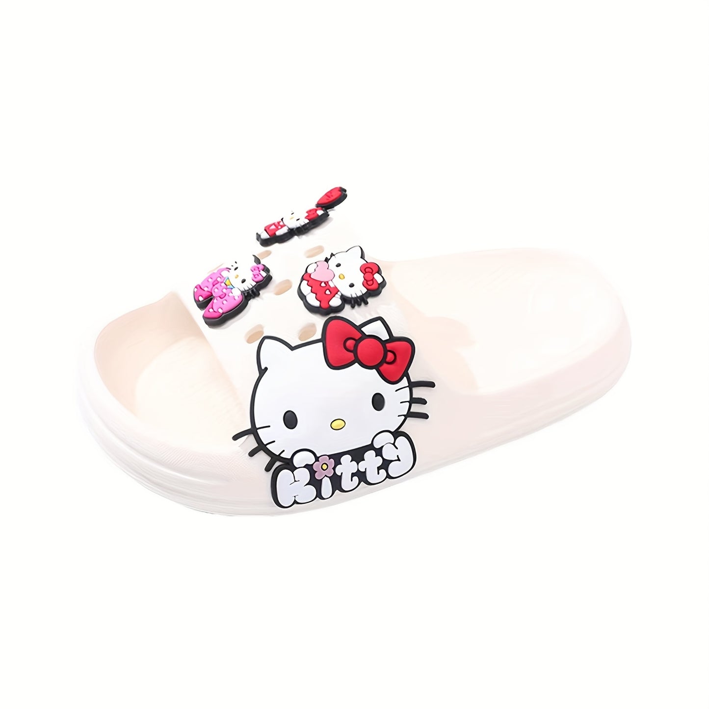 Hello Kitty Quick-Dry Slide Sandals for Fun Beach Days