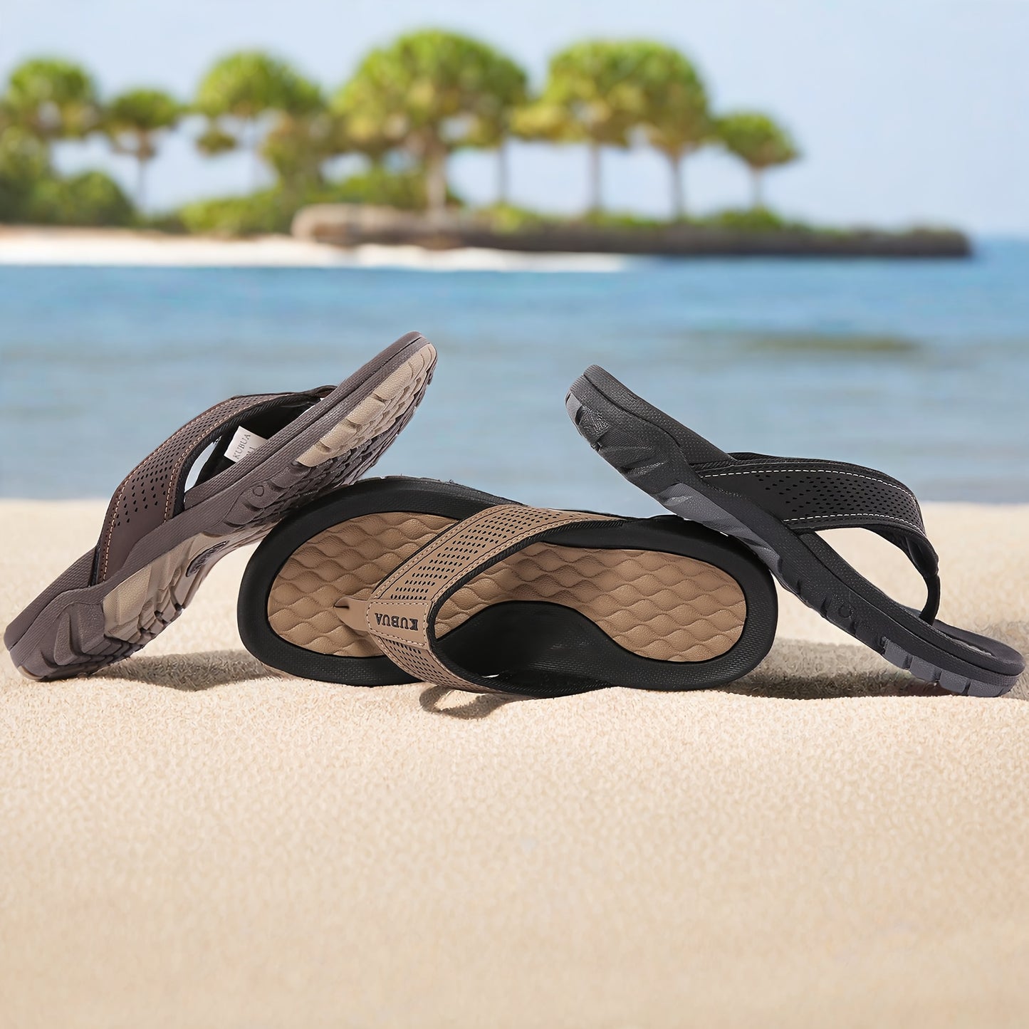 Men's Comfortable Flip Flops for Beach and Casual Wear