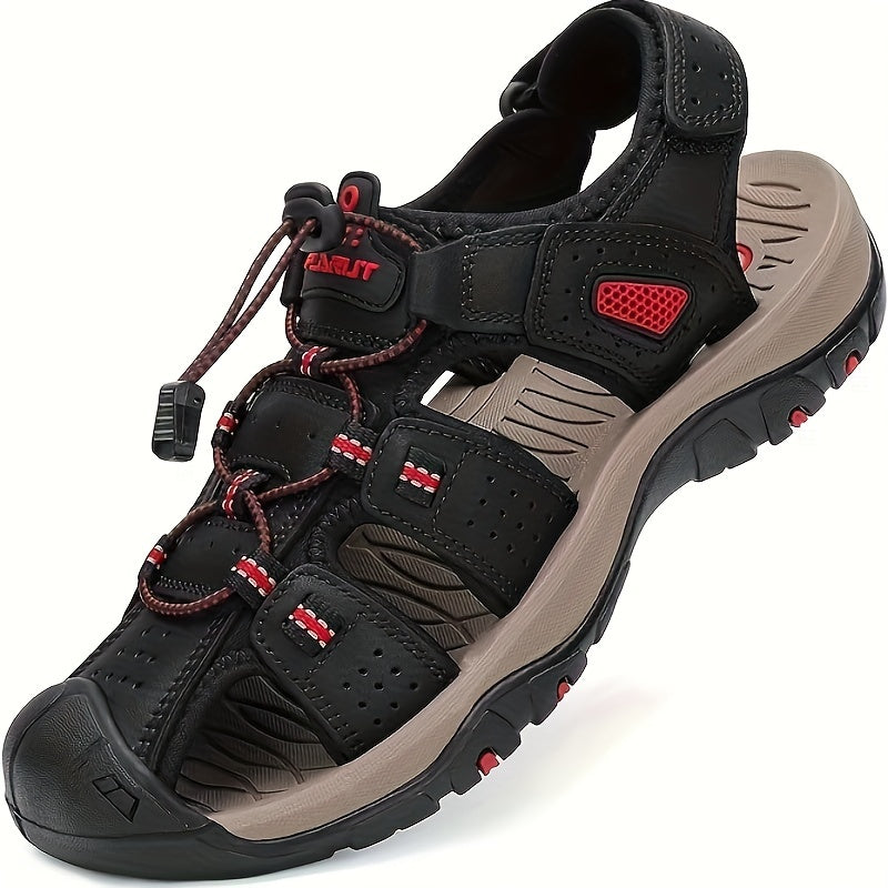 Mens Hiking Sandals Closed Toe Outdoor Waterproof Shoes
