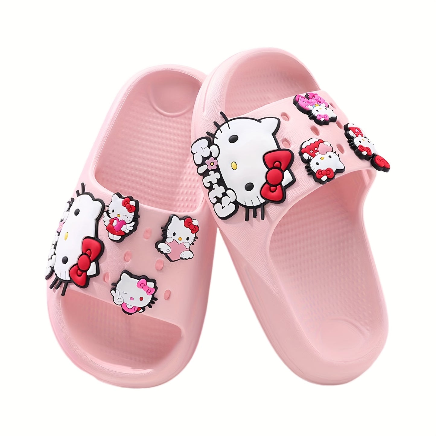 Hello Kitty Quick-Dry Slide Sandals for Fun Beach Days