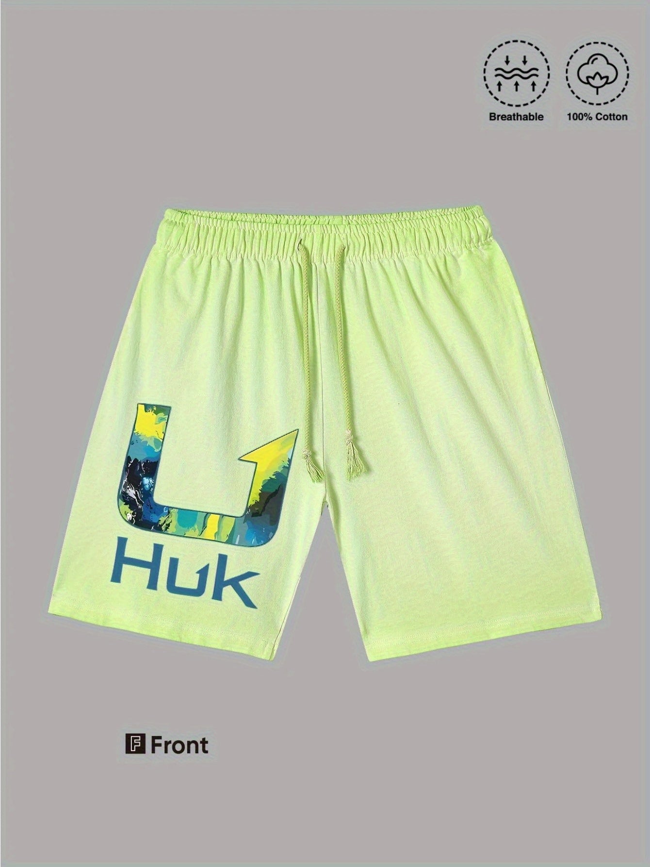 Men's Heavyweight Cotton Casual Outdoor Shorts for Summer Activities