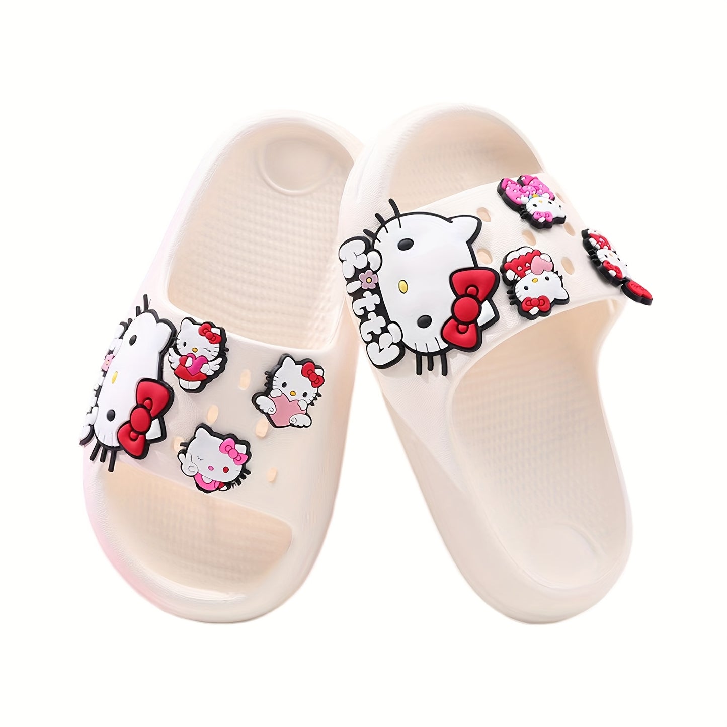 Hello Kitty Quick-Dry Slide Sandals for Fun Beach Days