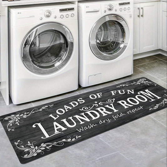 Non Slip Laundry Room Runner Rug for Home and Kitchen