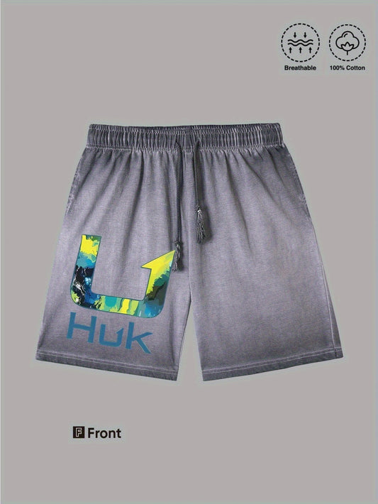 Men's Heavyweight Cotton Casual Outdoor Shorts for Summer Activities