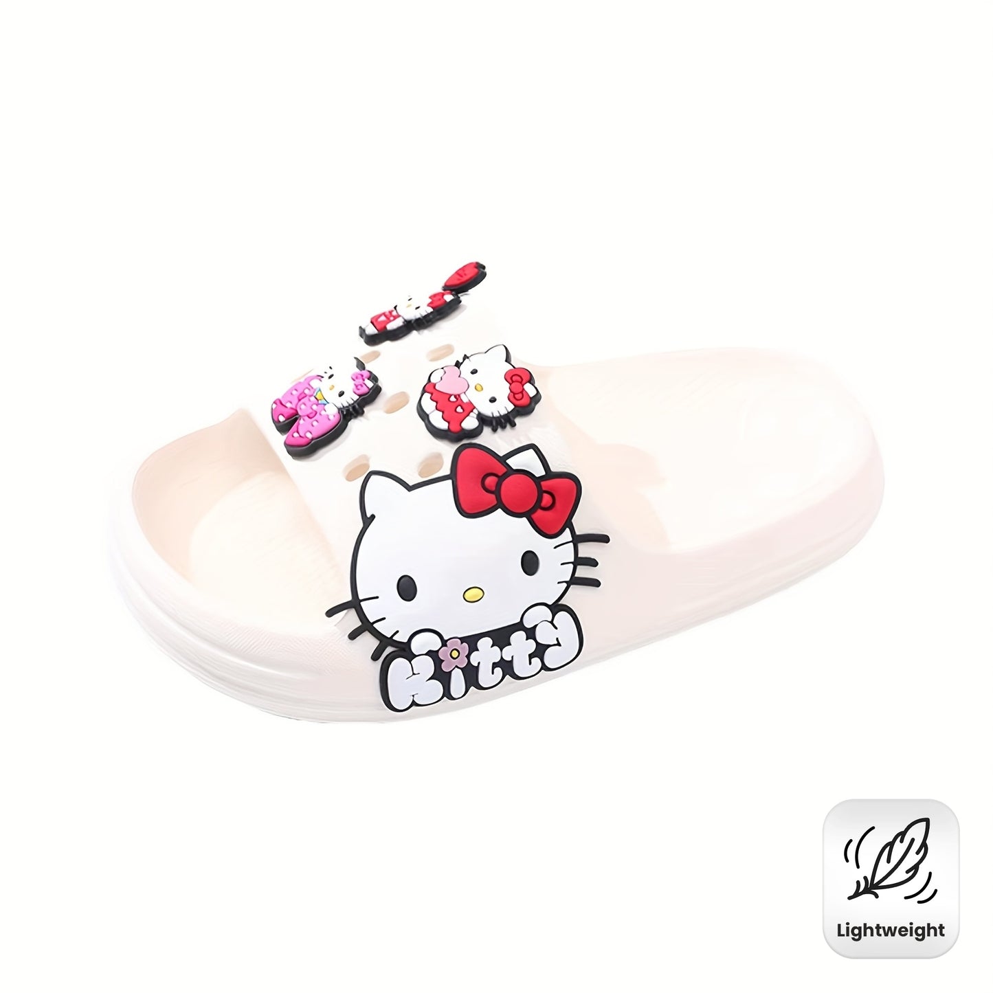 Hello Kitty Quick-Dry Slide Sandals for Fun Beach Days