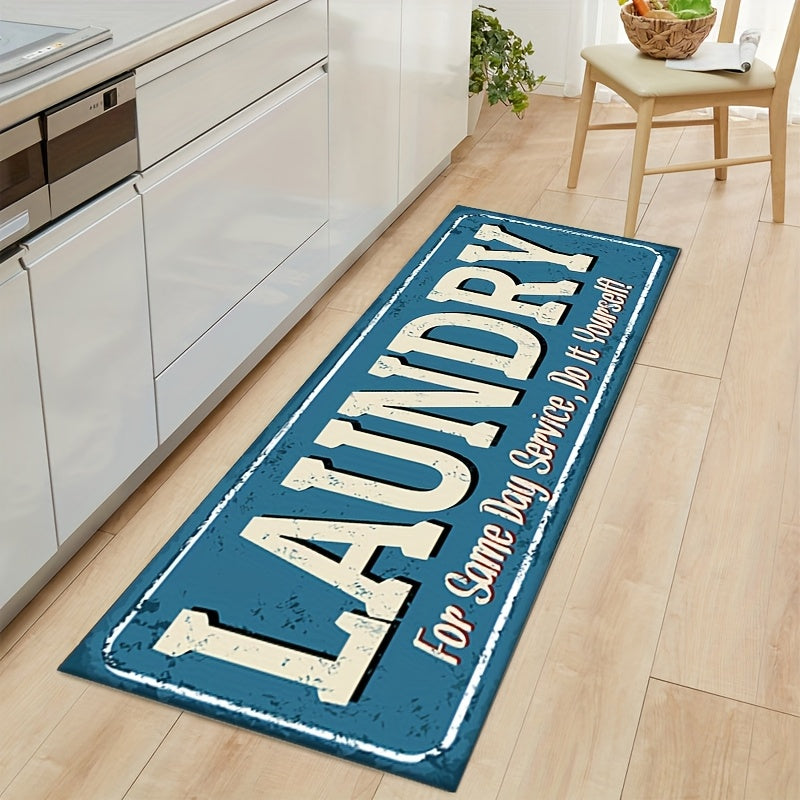 Non Slip Laundry Room Runner Rug for Home and Kitchen