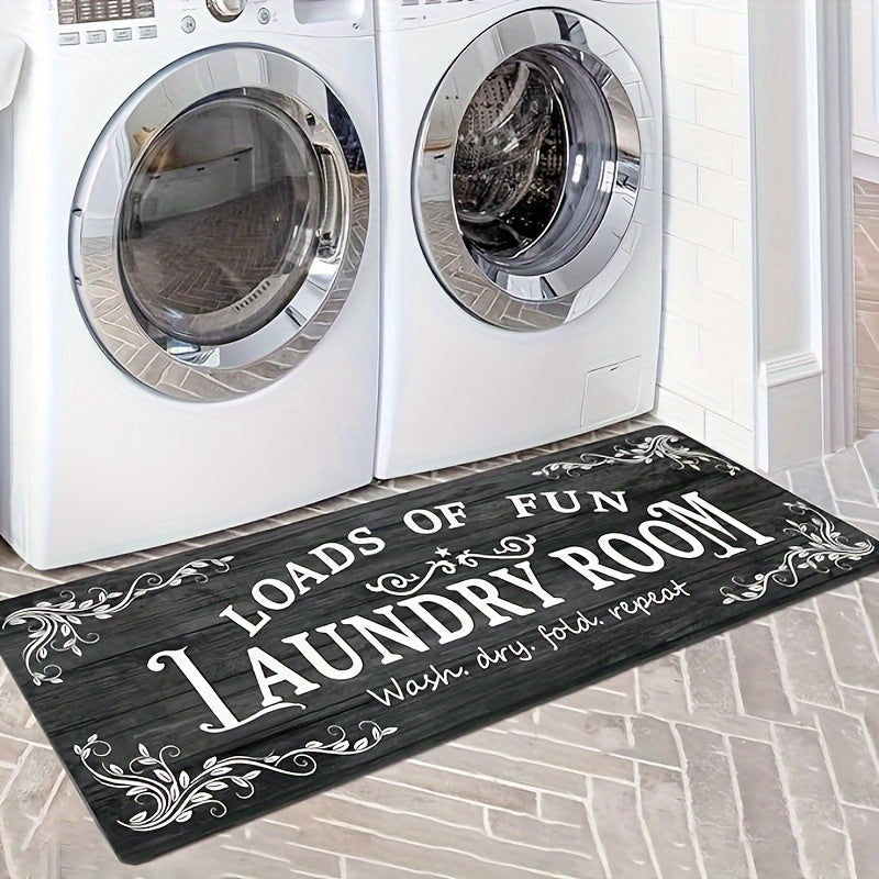 Non Slip Laundry Room Runner Rug for Home and Kitchen