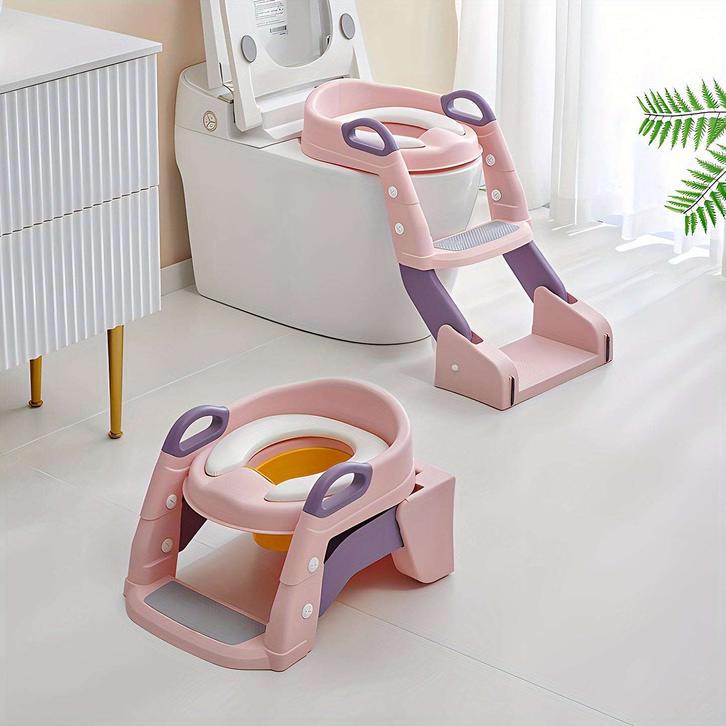 Lovewe 2 In 1 Potty Training Seat With Step Stool