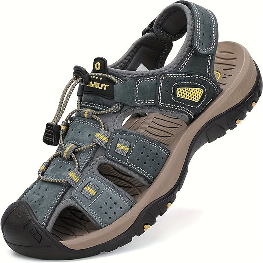 Mens Hiking Sandals Closed Toe Outdoor Waterproof Shoes