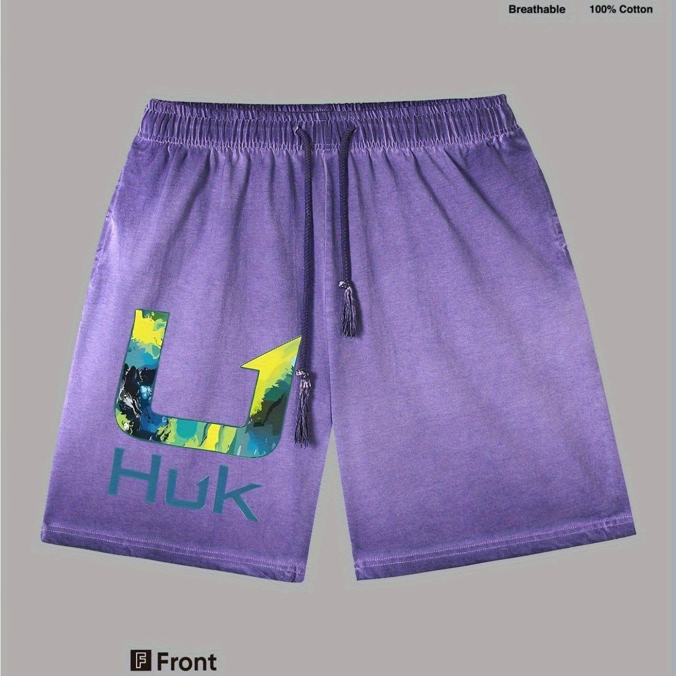 Men's Heavyweight Cotton Casual Outdoor Shorts for Summer Activities