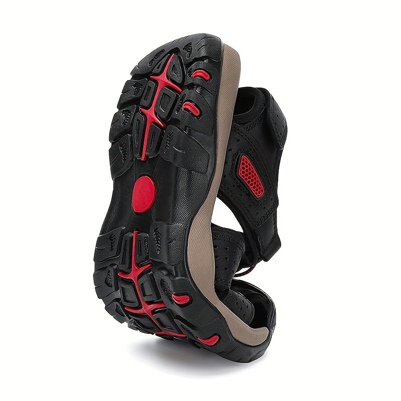 Mens Hiking Sandals Closed Toe Outdoor Waterproof Shoes