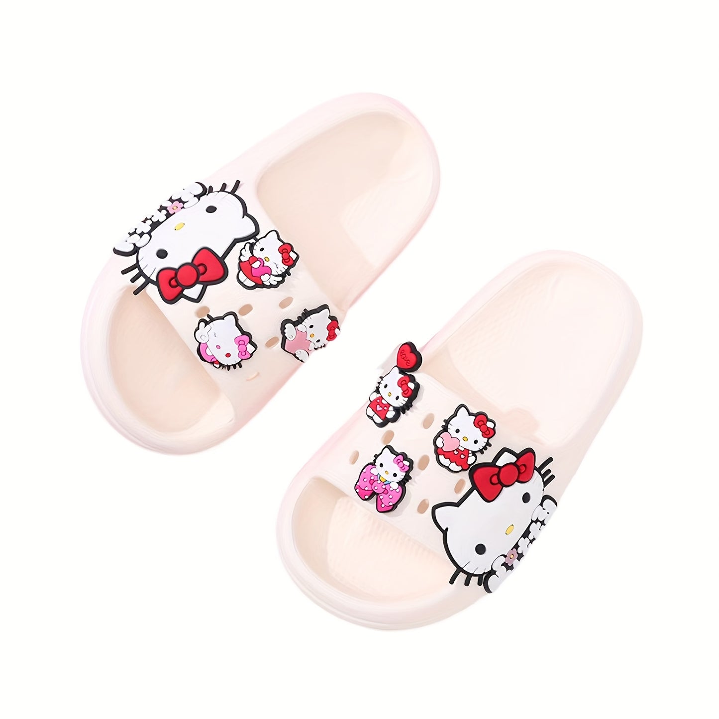 Hello Kitty Quick-Dry Slide Sandals for Fun Beach Days