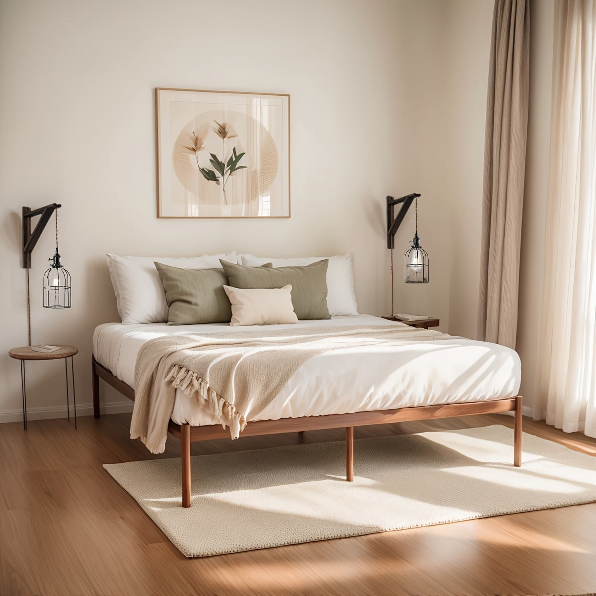 Rustic Plug In Wall Sconces Set For Cozy Home Decor