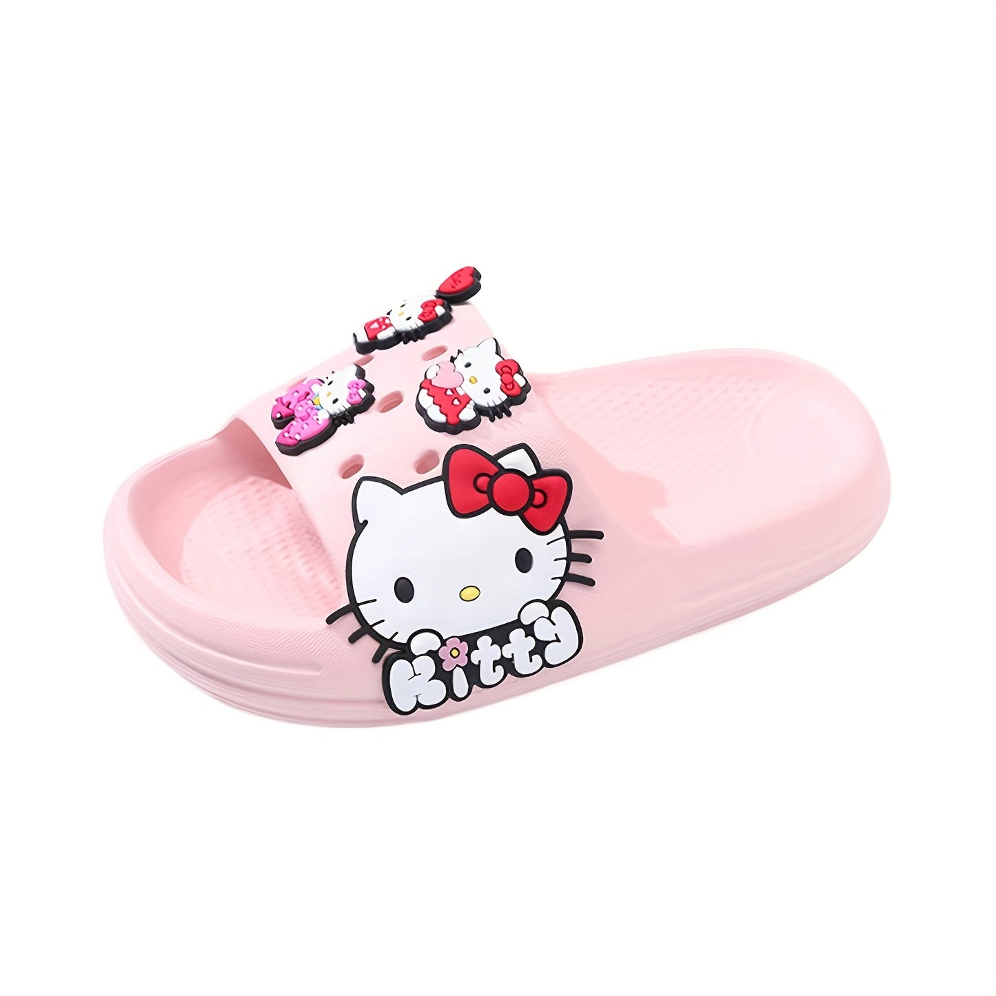 Hello Kitty Quick-Dry Slide Sandals for Fun Beach Days