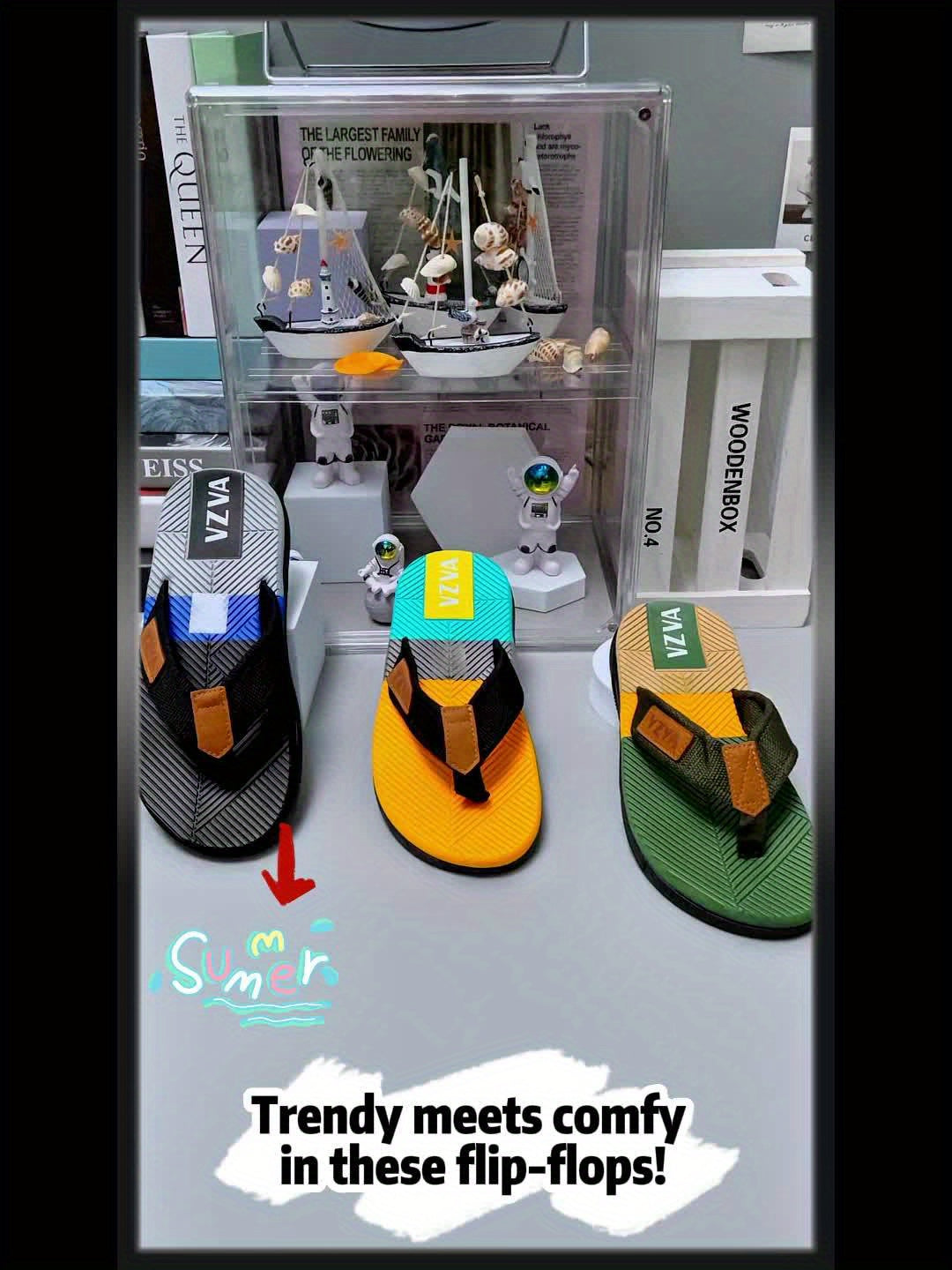 Comfortable Non-Slip Flip-Flops for Men with Arch Support