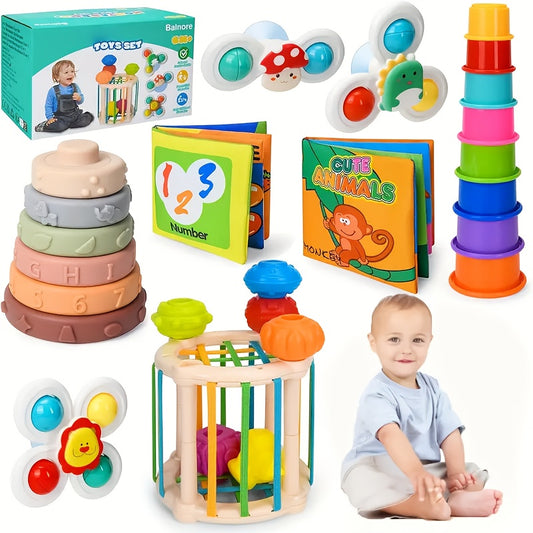 6 In 1 Sensory Learning Toy Set for Infants and Toddlers