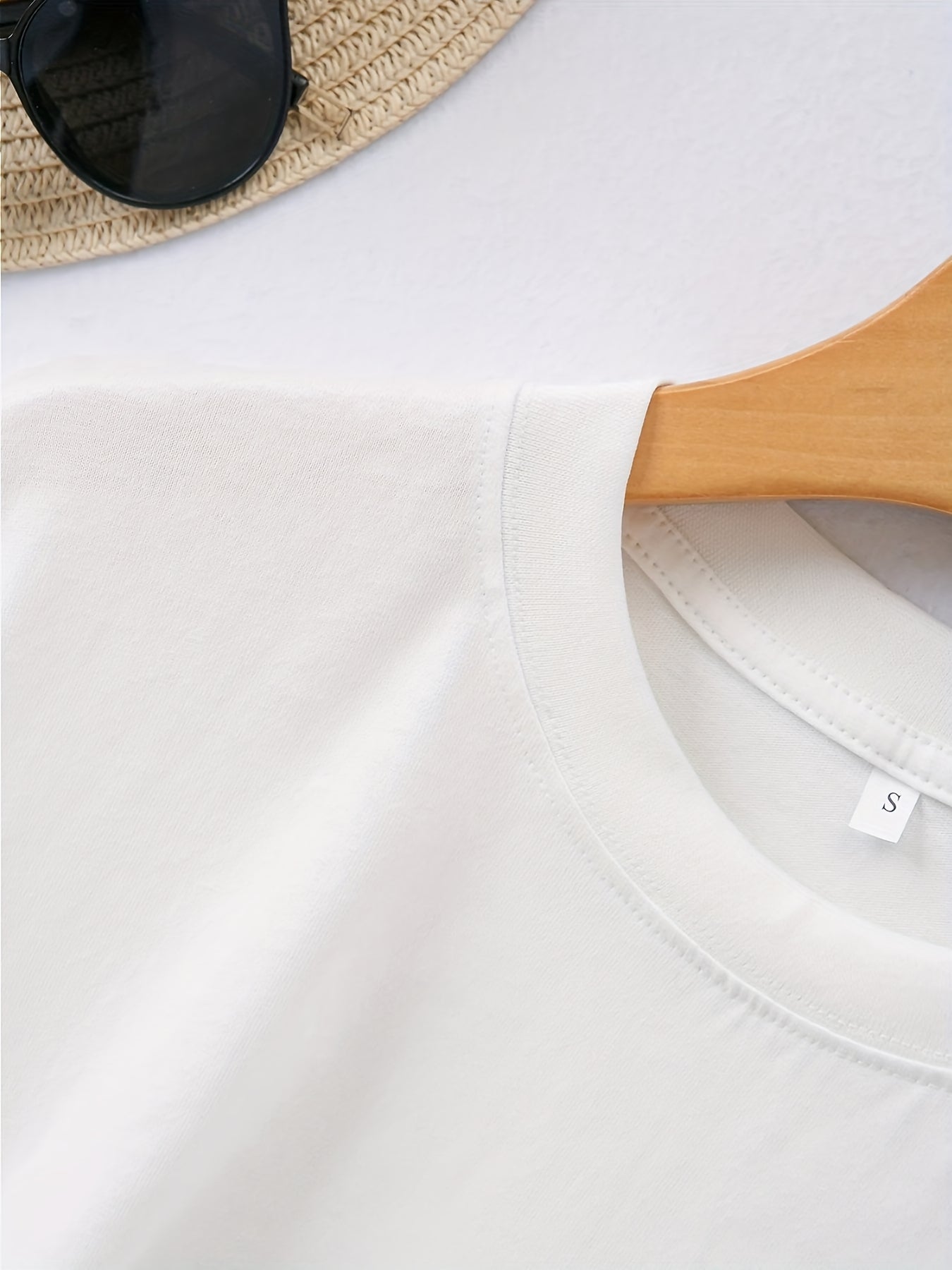 Pure Cotton Women's Casual Sports Printed Short Sleeve T-Shirt