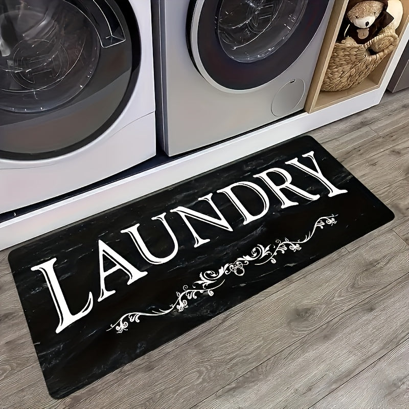 Non Slip Laundry Room Runner Rug for Home and Kitchen