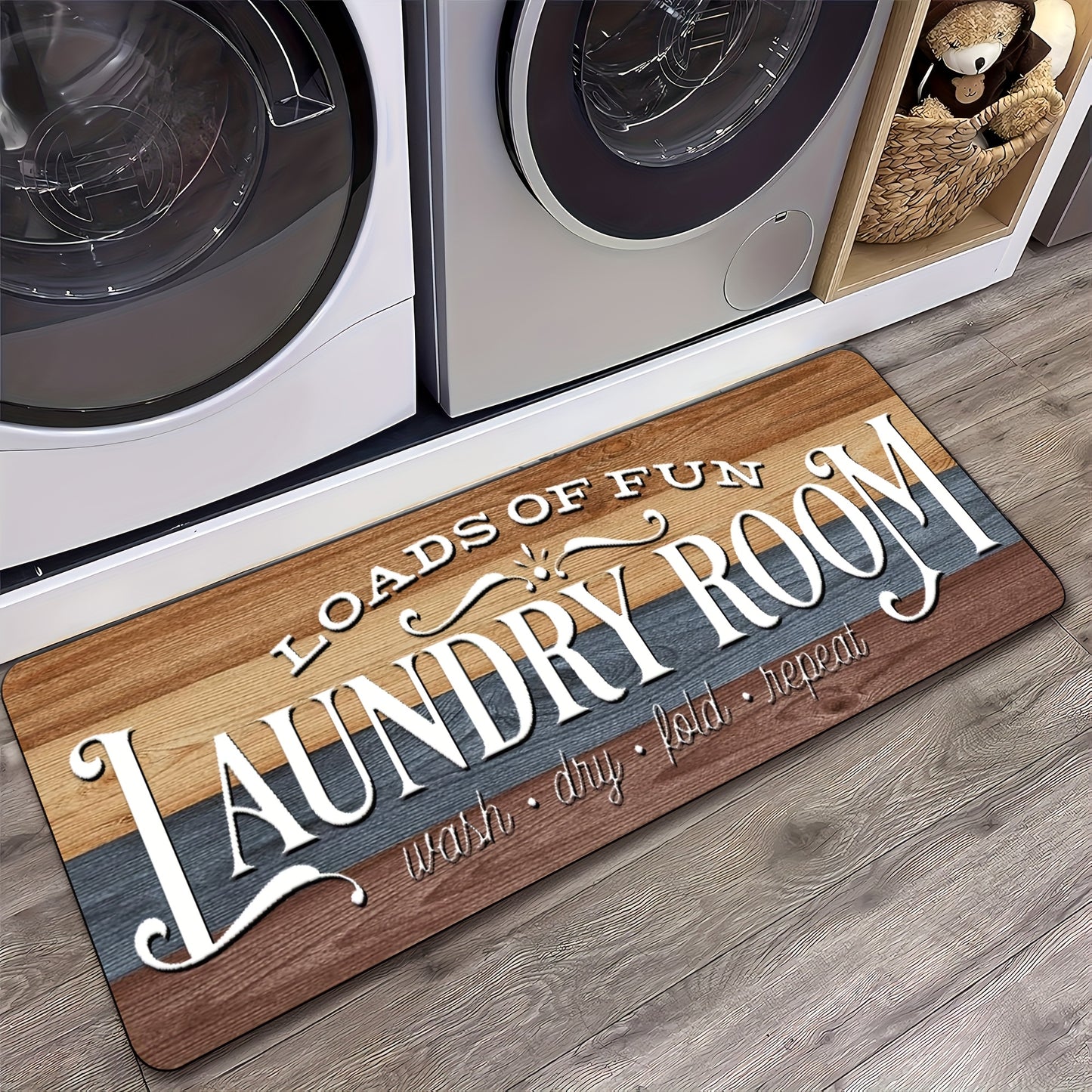 Non Slip Laundry Room Runner Rug for Home and Kitchen