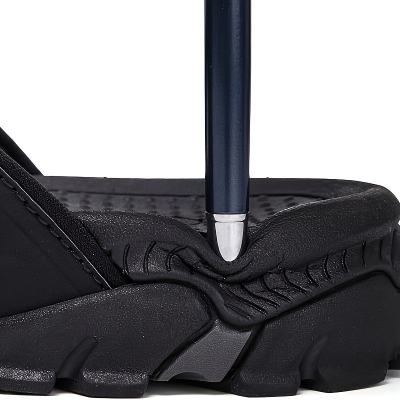 Mens Breathable Flip Flops For Indoor Outdoor Textured Sole