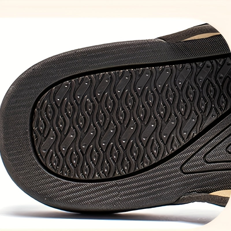 Mens Breathable Flip Flops For Indoor Outdoor Textured Sole