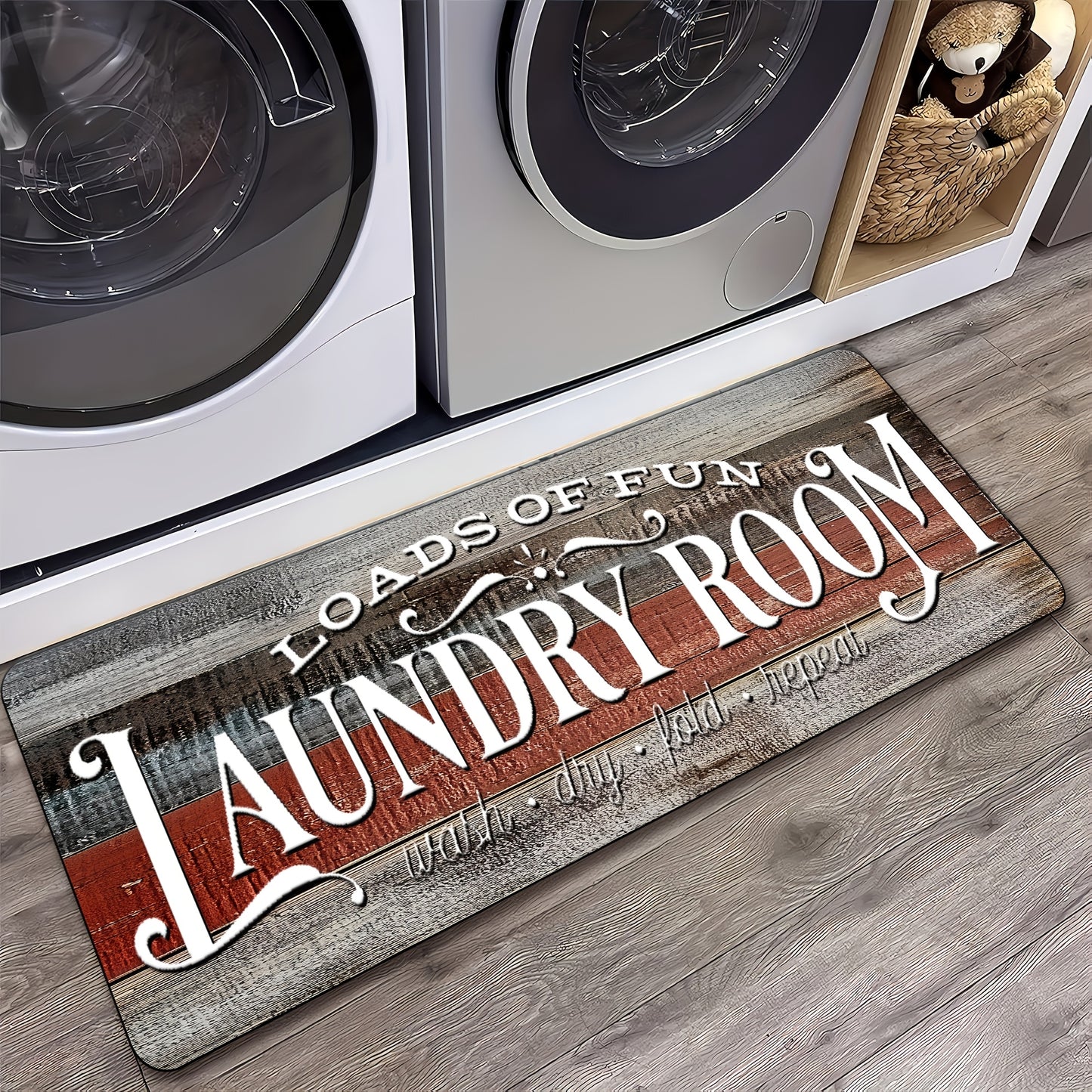 Non Slip Laundry Room Runner Rug for Home and Kitchen