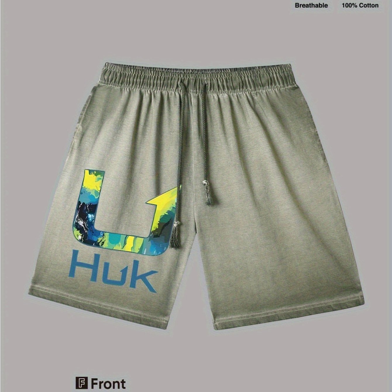 Men's Heavyweight Cotton Casual Outdoor Shorts for Summer Activities