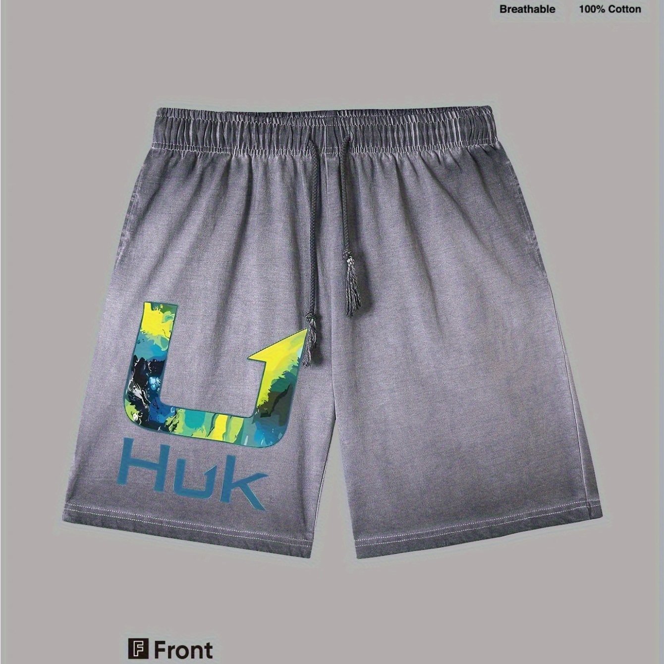 Men's Heavyweight Cotton Casual Outdoor Shorts for Summer Activities